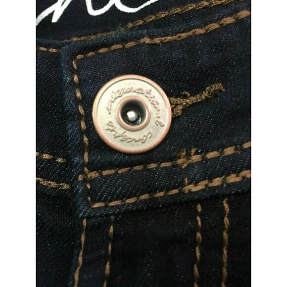INC International Concepts Womens Indigo Denim Cur - Picture 9 of 9
